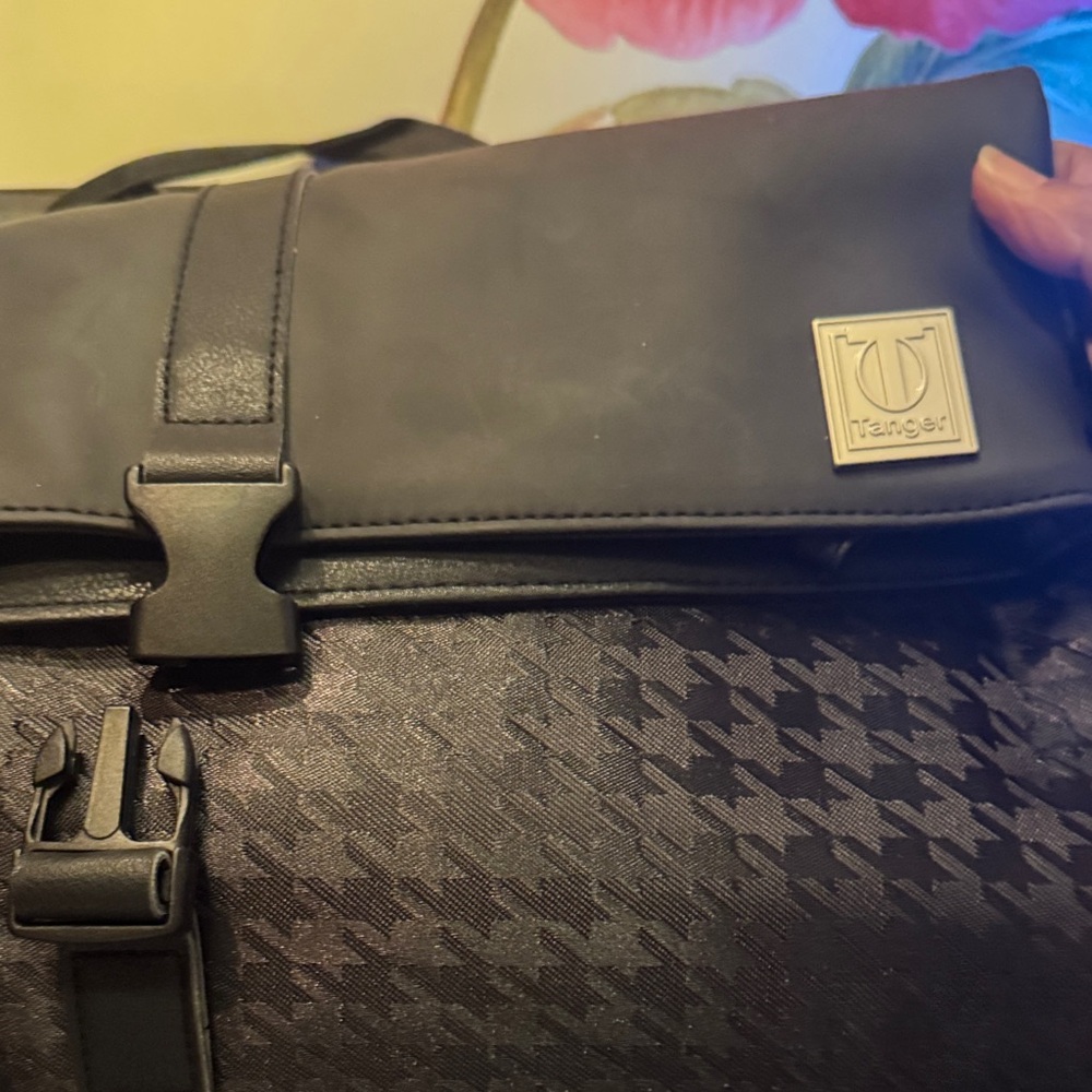 Tanger Black Unisex Backpack Bag